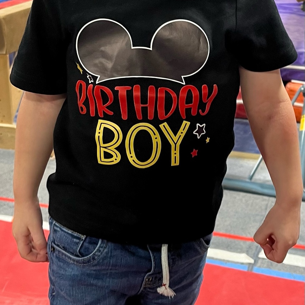 Black Birthday Boy T-Shirt